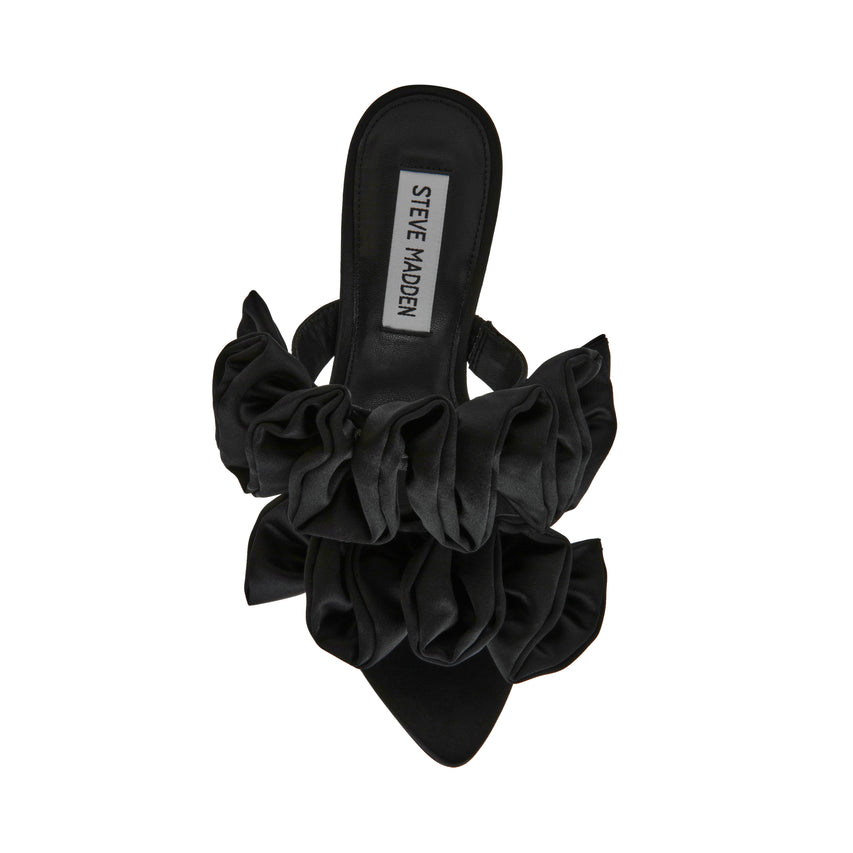 Aalina Sandal BLK SATIN - view 3