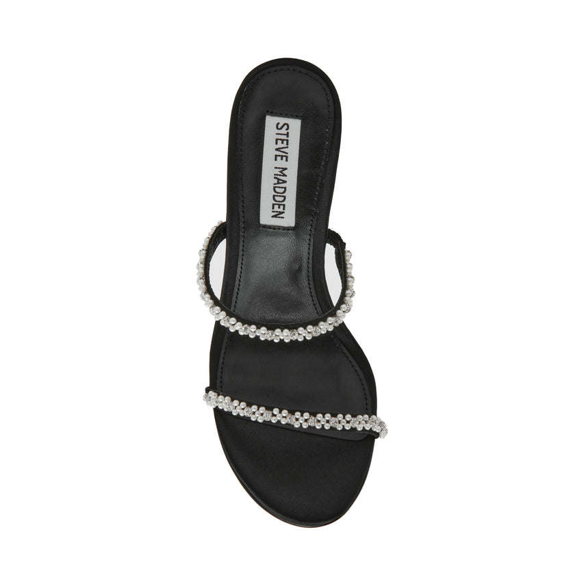 Bethani Sandal BLK SATIN - view 6