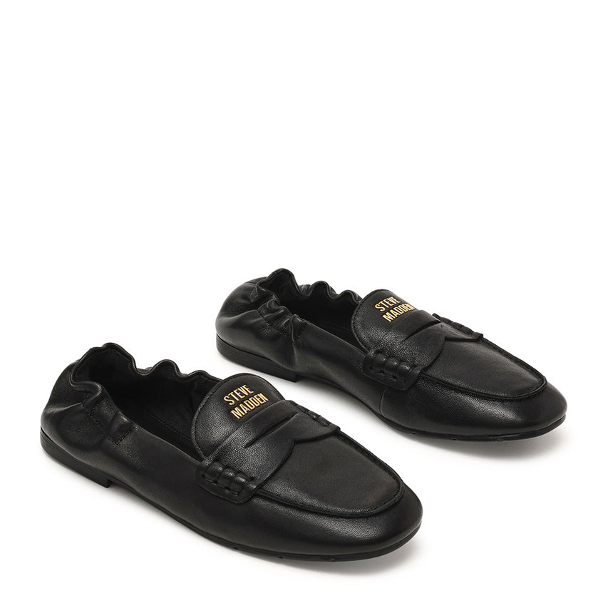 Newbury Flat Shoe BLACK LEATHER - view 2