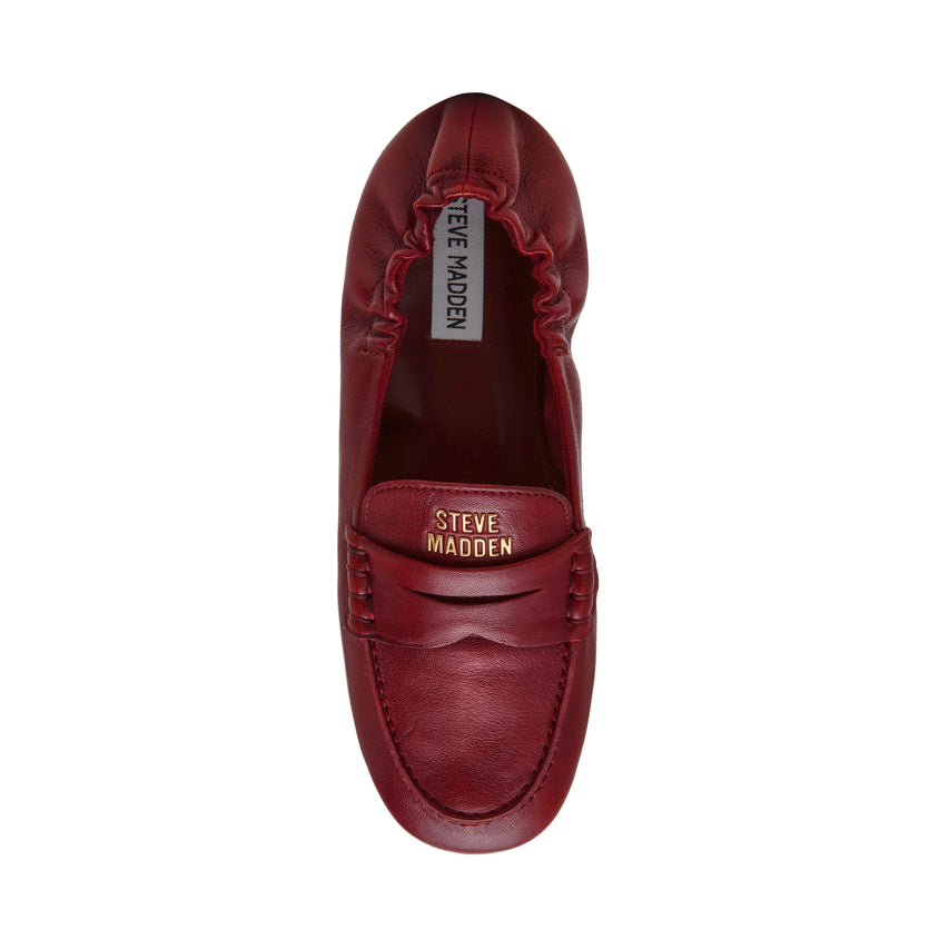 Newbury Flat Shoe DK CHERRY LEATHER - view 6
