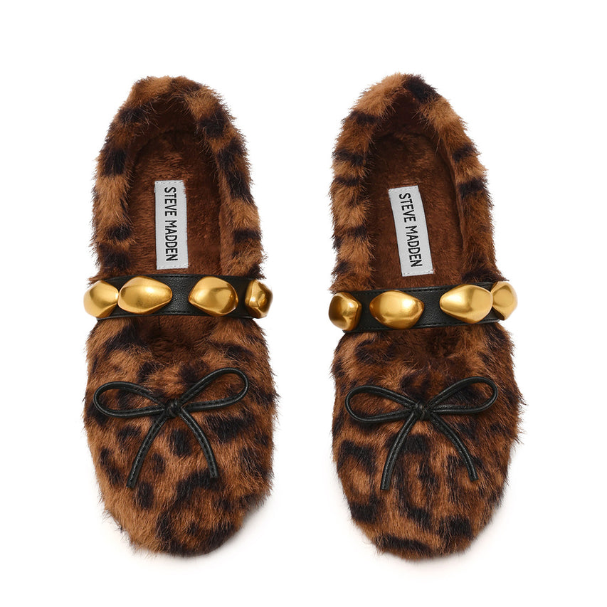 Toasted Flat Shoe BLK/BRN LEOPARD - view 4