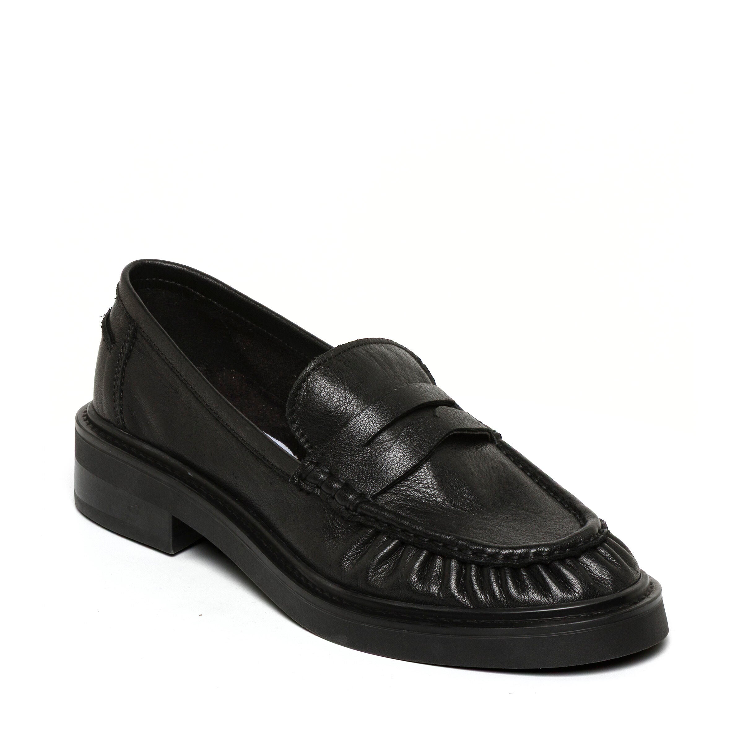 Nadya Flat Shoe BLACK LEATHER - view 2