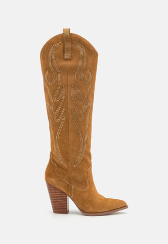 STEVE MADDEN Lasso Chst/Stone Cowboy boots