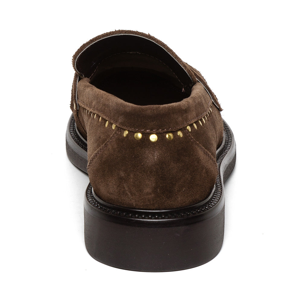 Harloe Flat Shoe BRN/GLD