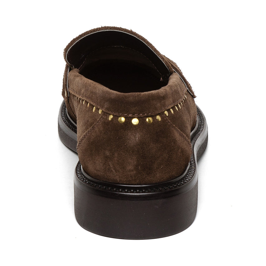 Harloe Flat Shoe BRN/GLD