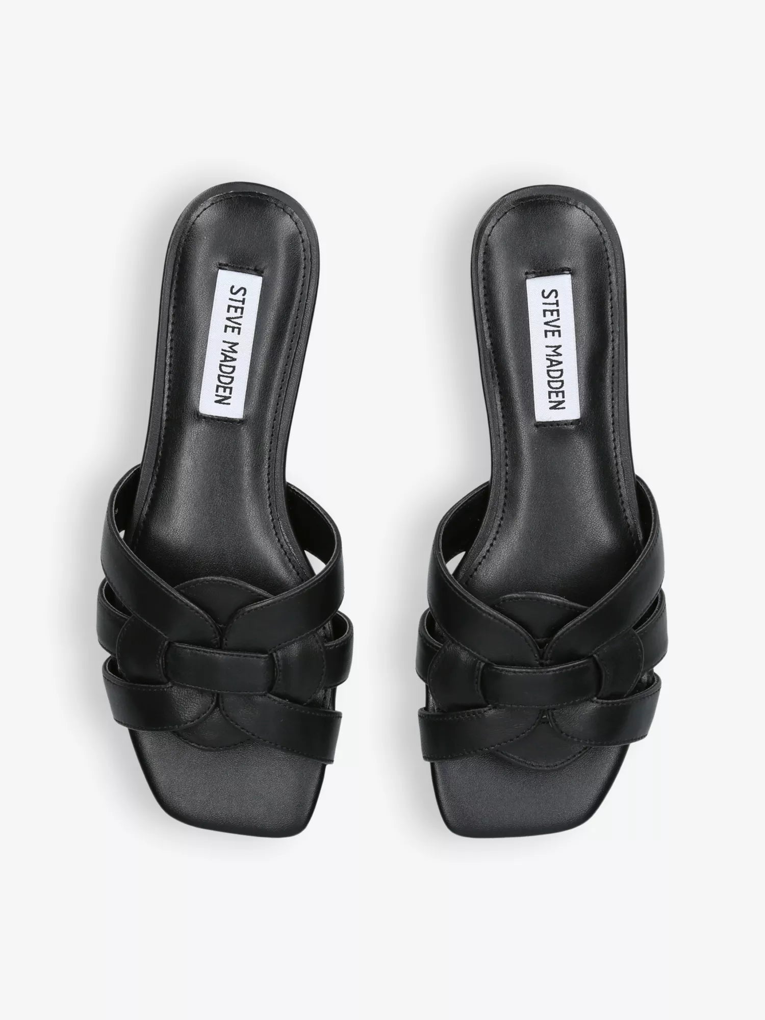 Vcay Sandal Black Leather- Hover Image