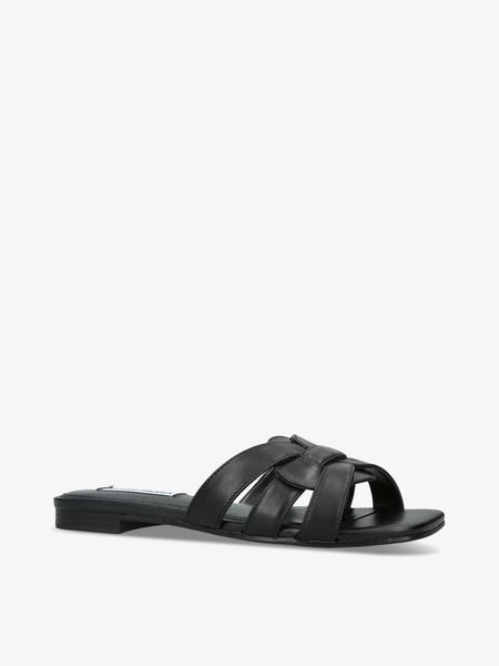 Vcay Sandal Black Leather