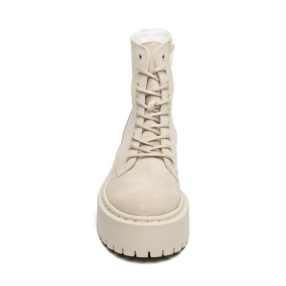 SKYLAR BEIGE SUEDE- Hover Image