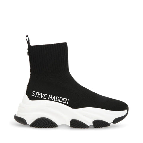 STEVE MADDEN Prodigy Sneaker Black/Whte Boty