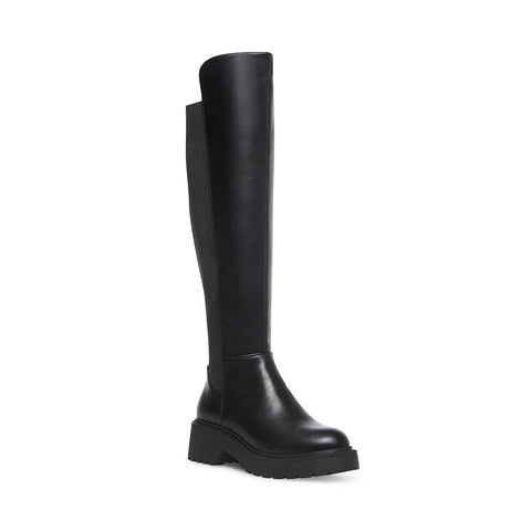 STEVE MADDEN CALLBACK BOOT BLACK BLACK