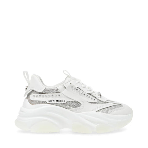 STEVE MADDEN Possesionr Sneaker White 90's nostalgia