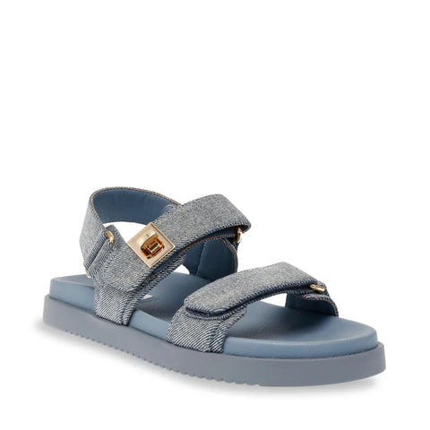 STEVE MADDEN MONA SANDAL DENIM FABRIC Bestsellery