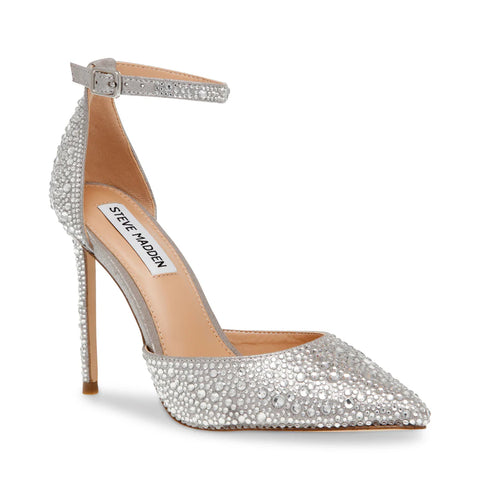 STEVE MADDEN RAVAGED-S SANDAL SILVER Boty - Novinky