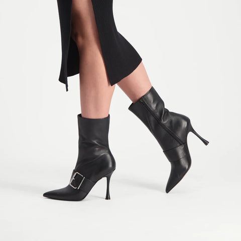 STEVE MADDEN BANTER Black Leather Full-price