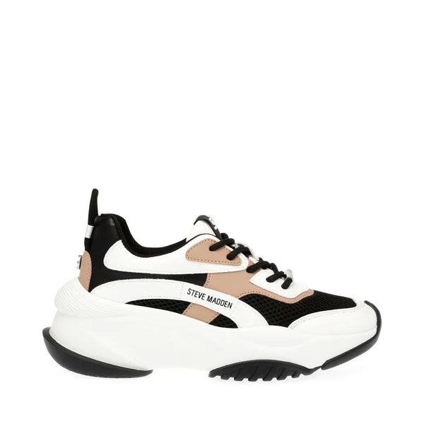 BELISSIMO SNEAKER BLK/TAN - Steve Madden Polska