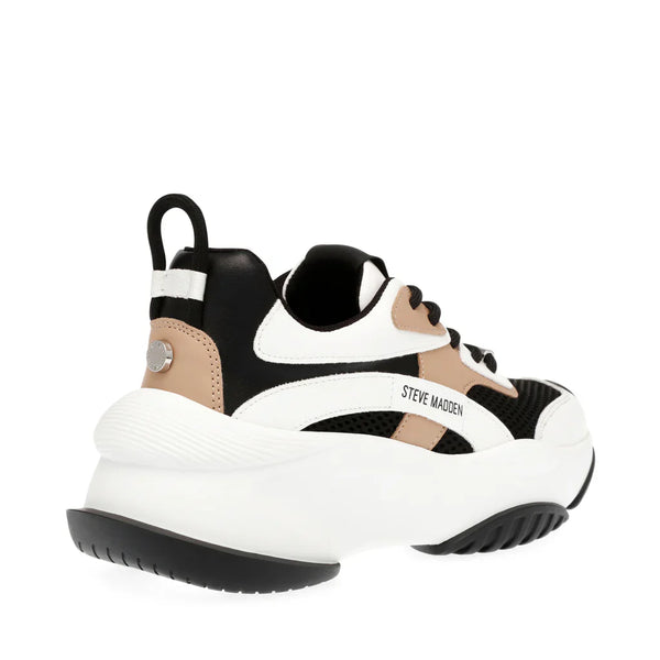 BELISSIMO SNEAKER BLK/TAN - Steve Madden Polska