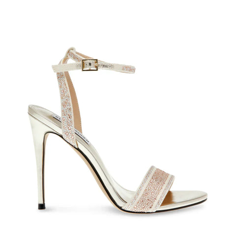 STEVE MADDEN KNOCKOUT SANDAL GOLD 30-50 non discounted