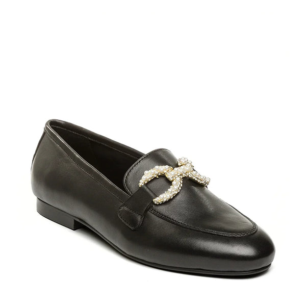 CATHLEENA LOAFER BLACK LEATHER - Steve Madden Polska