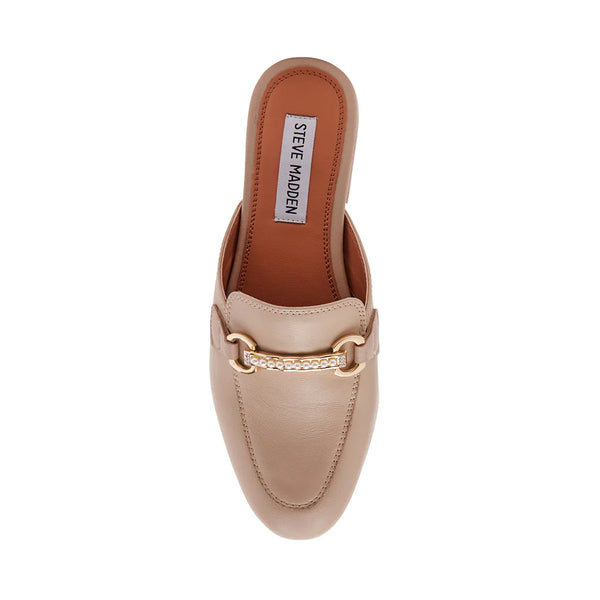 CLEODORA MULE NUDE LEATHER - Steve Madden Polska