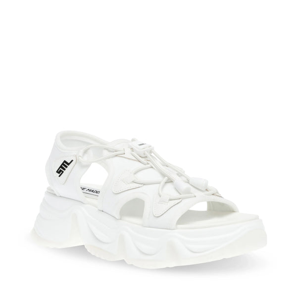 CHIVALRY SANDAL WHITE/WHITE - Steve Madden Polska