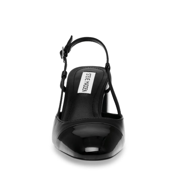 ZEINA SANDAL BLACK LEATHER - Steve Madden Polska