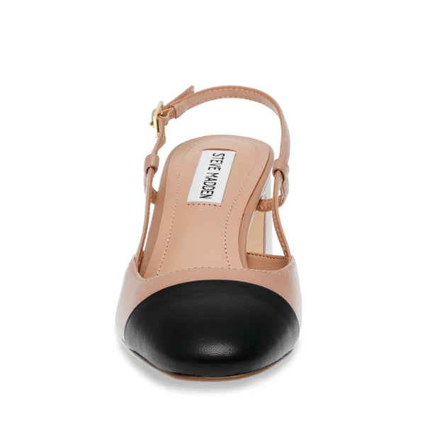 ZEINA SANDAL TAN/BLACK - Steve Madden Polska