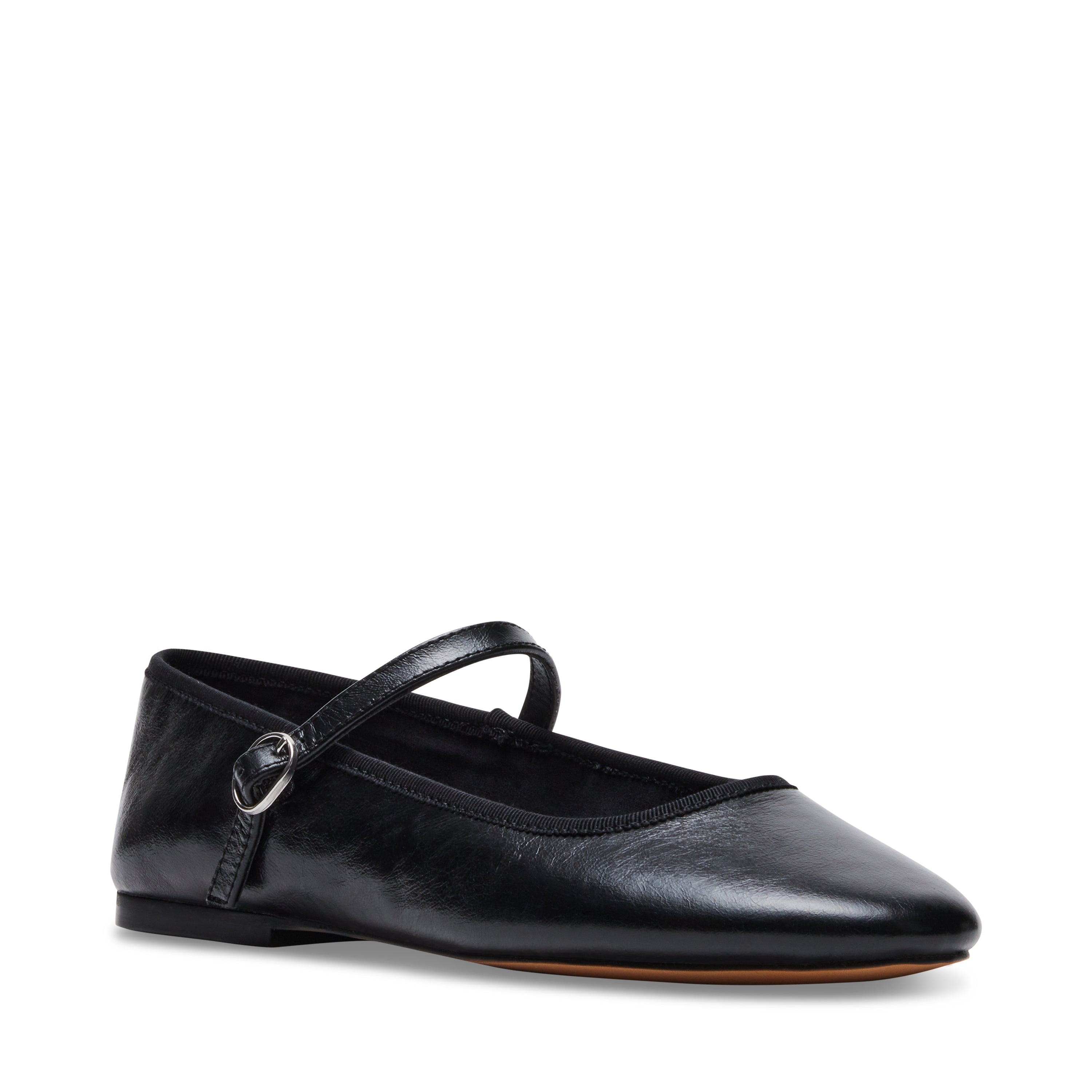 Vinetta Flat Shoe BLACK LEATHER