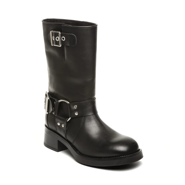 BLESSING BOOT BLACK LEATHER