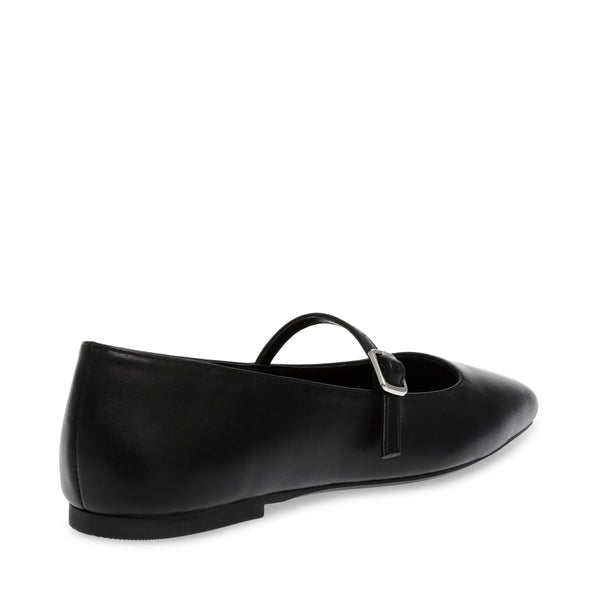 EZRI BALLERINAS BLACK LEATHER