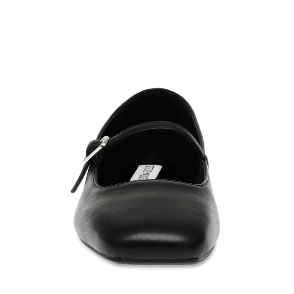 EZRI BALLERINAS BLACK LEATHER