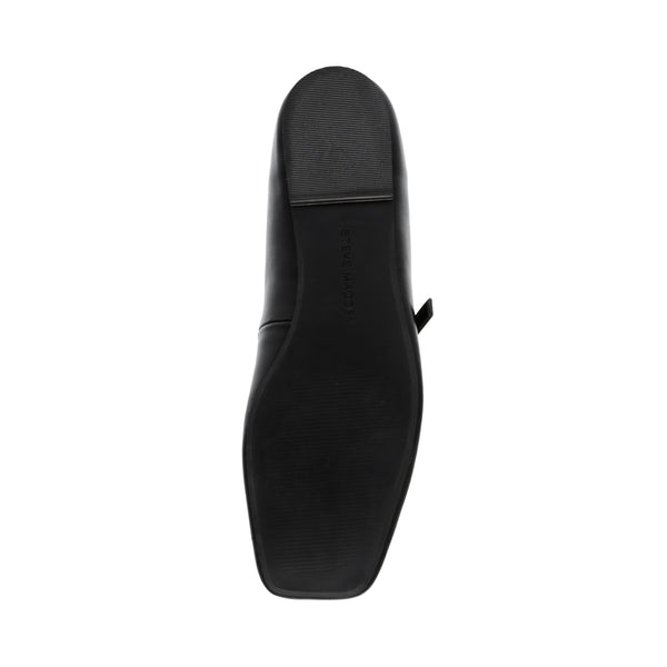 EZRI BALLERINAS BLACK LEATHER