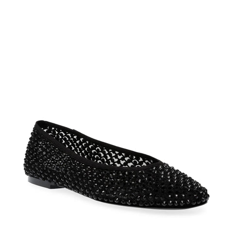 STEVE MADDEN MARLI BALLERINAS BLACK BLACK