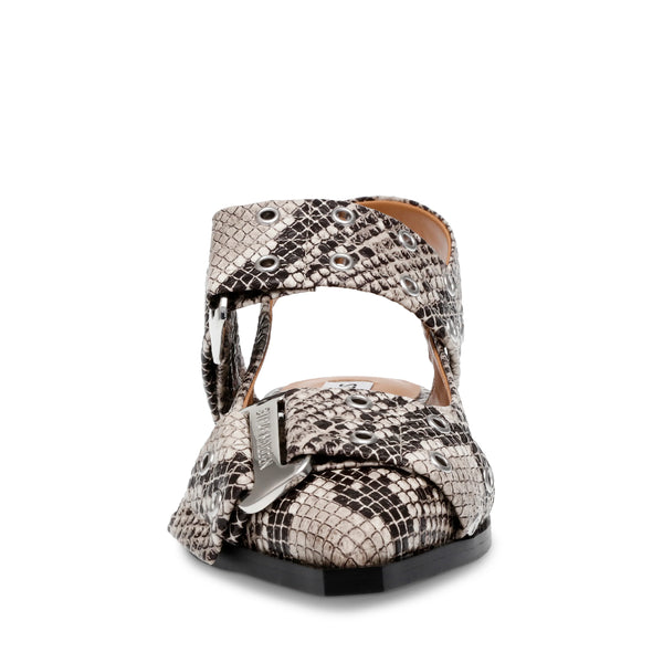 GRAND AVE SANDALS LT. BEIGE SNAKE