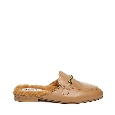 STEVE MADDEN Cleodora-F Mules Tan Leather Lákavé ceny