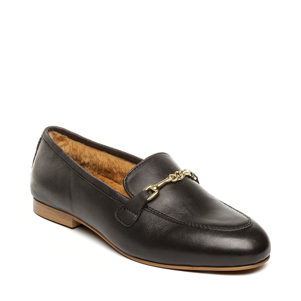 CATAREENA-F LOAFERS BLACK LEATHER