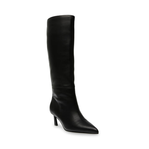 STEVE MADDEN Lavan Boots Black Leather BLACK