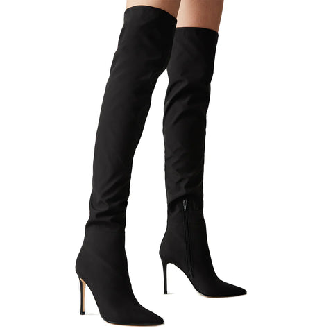 STEVE MADDEN EPIC BOOTS BLACK BLACK