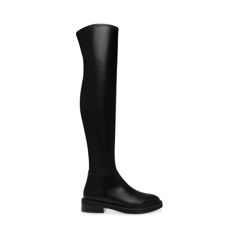 STEVE MADDEN LEZA BOOTS BLACK BLACK