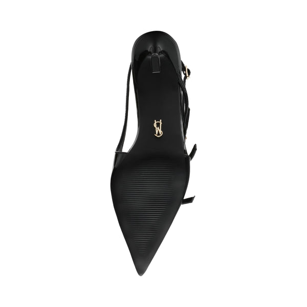 LIANA SLINGBACKS BLACK PATENT