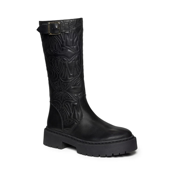 GELINA BOOTS BLACK LEATHER