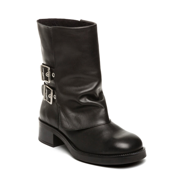 BONFIRE BOOTS BLACK LEATHER