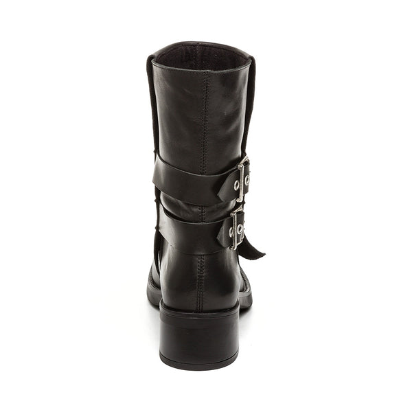 BONFIRE BOOTS BLACK LEATHER