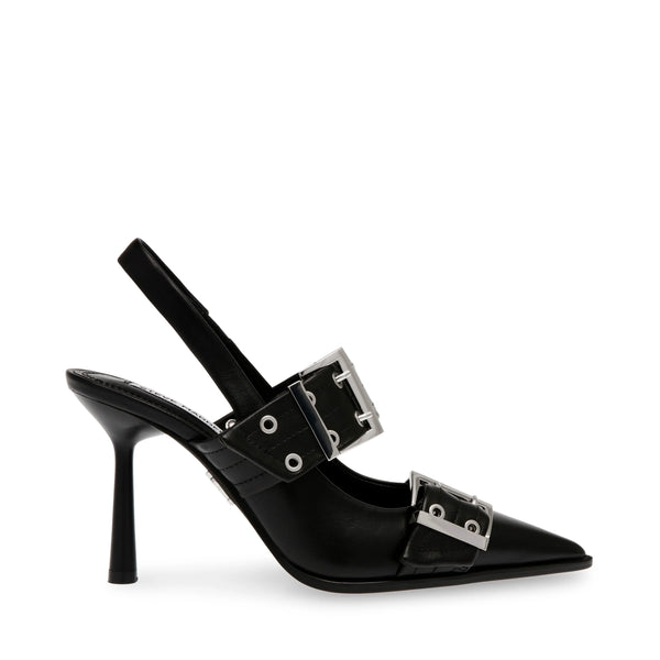 RIESLING SLINGBACKS BLACK LEATHER