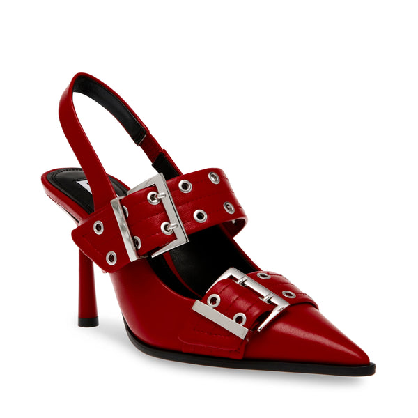 RIESLING SLINGBACKS RED LEATHER