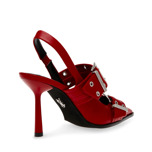 RIESLING SLINGBACKS RED LEATHER