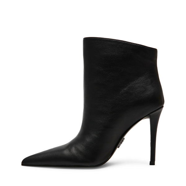 SENTINEL HEELED ANKLE BOOTS BLACK LEATHER