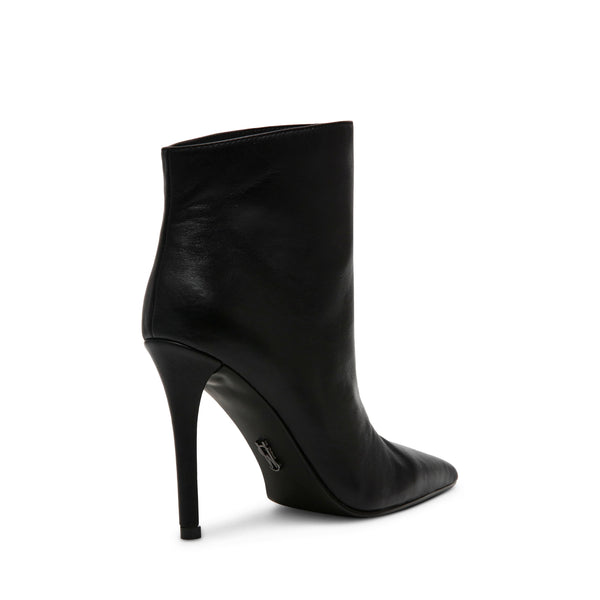 SENTINEL HEELED ANKLE BOOTS BLACK LEATHER