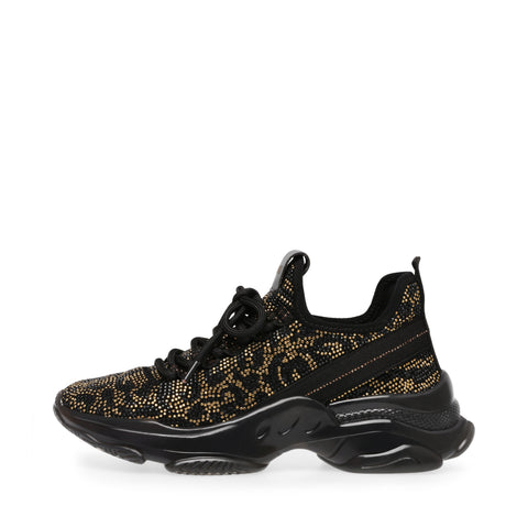 STEVE MADDEN MAXILLA-S SNEAKER BLK/GOLD BLACK