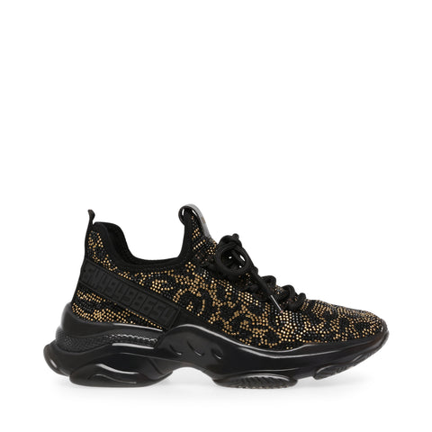 STEVE MADDEN MAXILLA-S SNEAKER BLK/GOLD BLACK