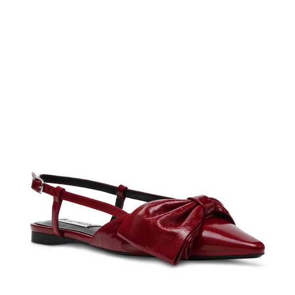 DAZZLED SLINGBACKS WINE LEATHER